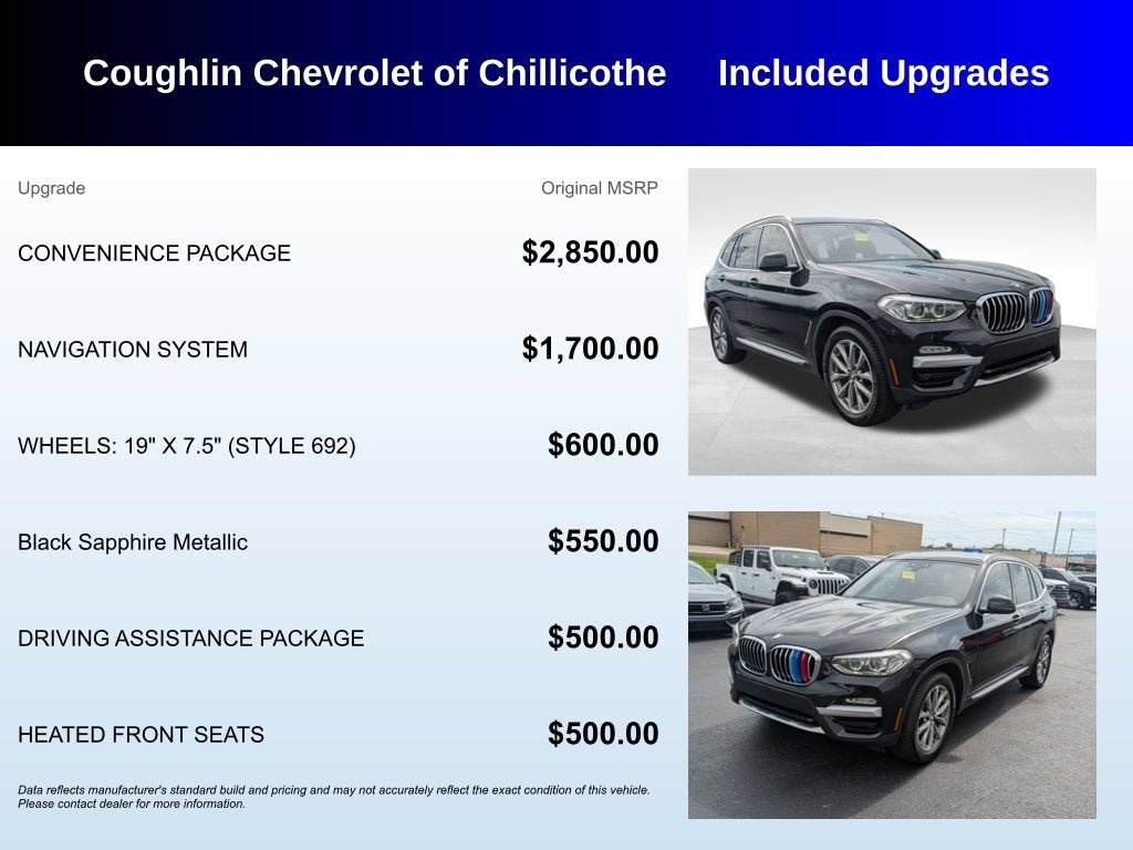 2019 BMW X3 xDrive30i