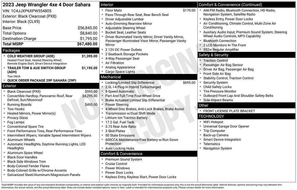 2023 Jeep Wrangler 4xe Sahara
