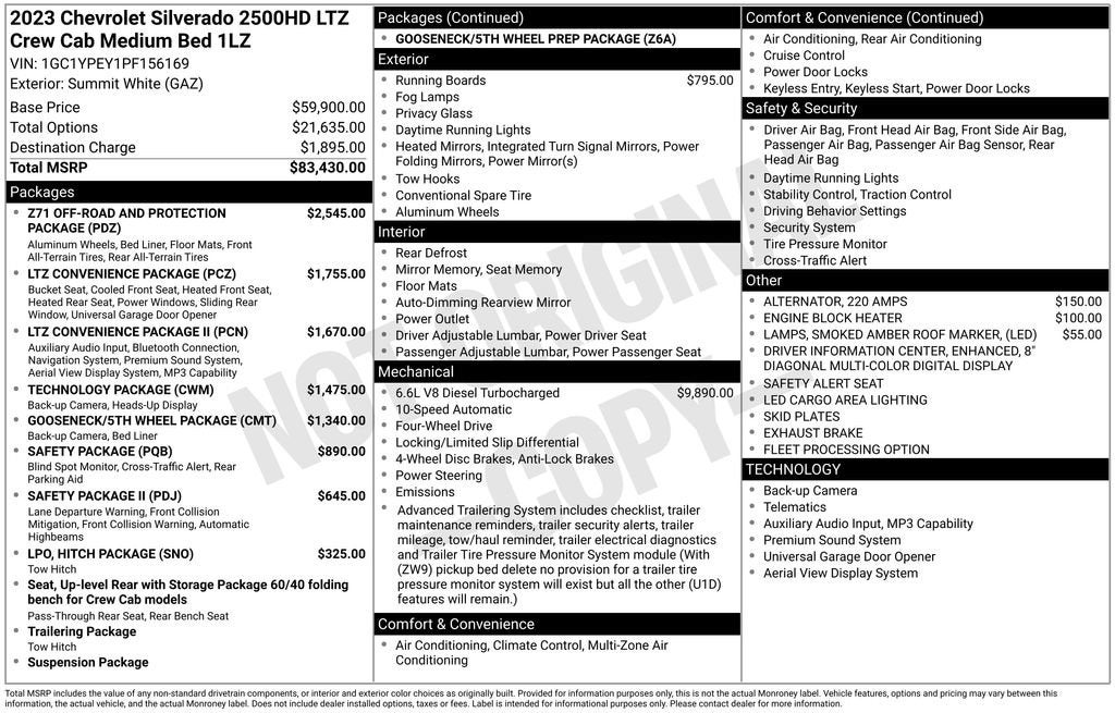 2023 Chevrolet Silverado 2500 HD LTZ