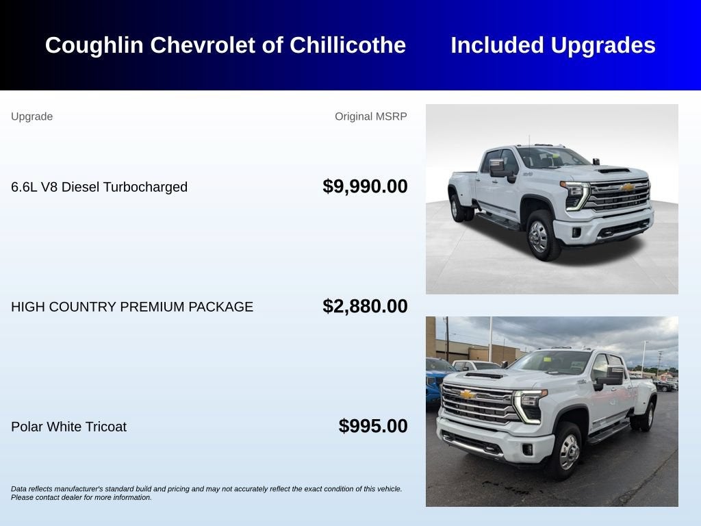 2026 Chevrolet Silverado 3500 HD High Country DRW