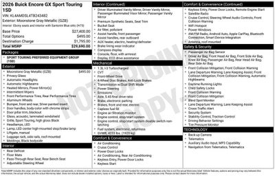 2026 Buick Encore GX Sport Touring