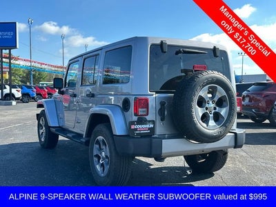 2018 Jeep Wrangler JK Unlimited Sahara