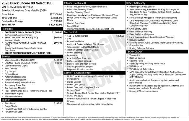 2023 Buick Encore GX Select