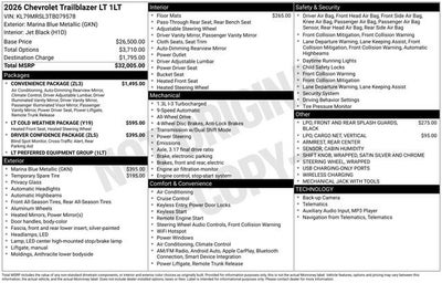 2026 Chevrolet Trailblazer LT