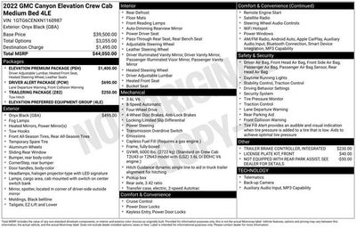 2022 GMC Canyon Elevation