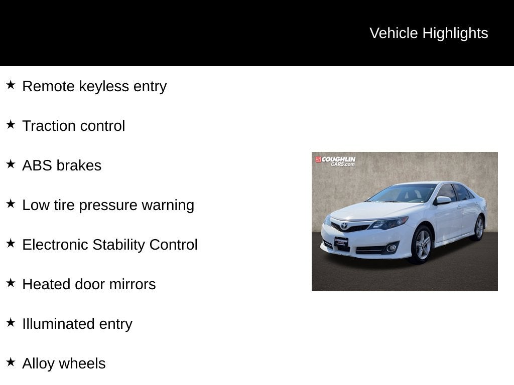 2012 Toyota Camry SE