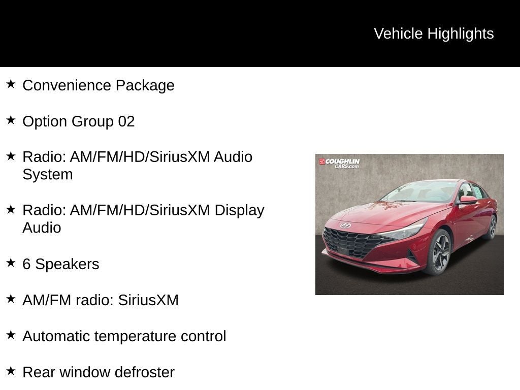 2023 Hyundai Elantra SEL