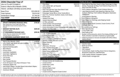 2026 Chevrolet Trax LT