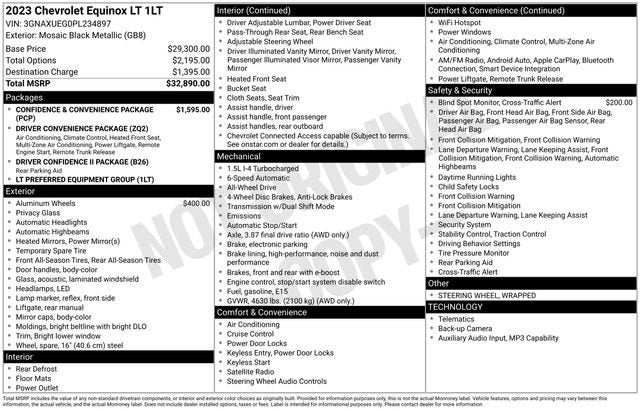 2023 Chevrolet Equinox LT