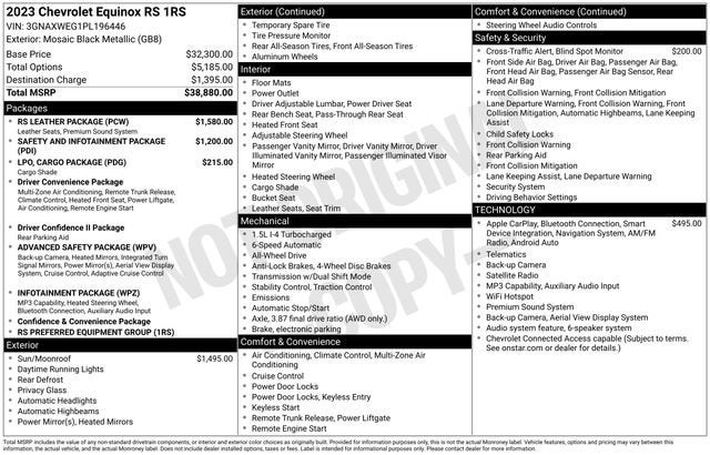 2023 Chevrolet Equinox RS