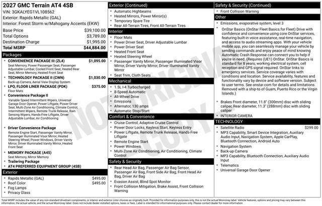 2027 GMC Terrain AT4