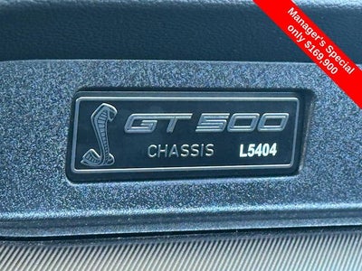 2020 Ford Mustang Shelby GT500 SHELBY GT500 KR "KING OF THE ROAD"