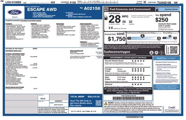 2026 Ford Escape Active
