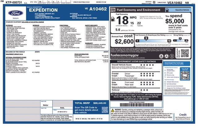2027 Ford Expedition Tremor