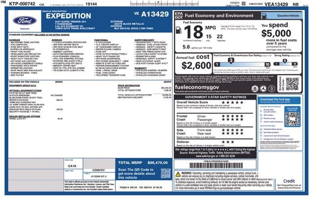 2027 Ford Expedition Tremor