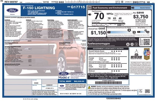 2025 Ford F-150 Lightning Lariat