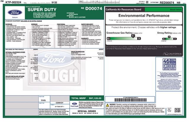 2024 Ford F-350SD Platinum