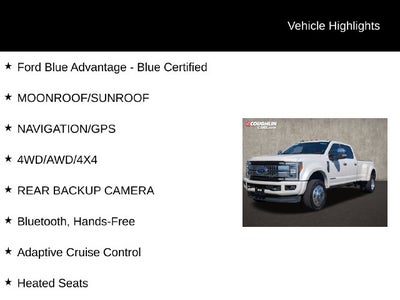 2019 Ford F-450SD Platinum DRW