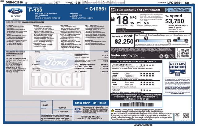 2020 Ford F-150 Lariat