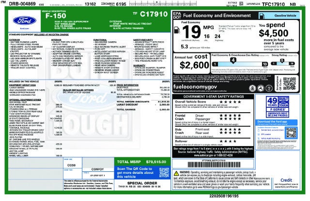 2026 Ford F-150 Lariat