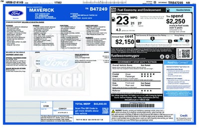 2026 Ford Maverick Tremor