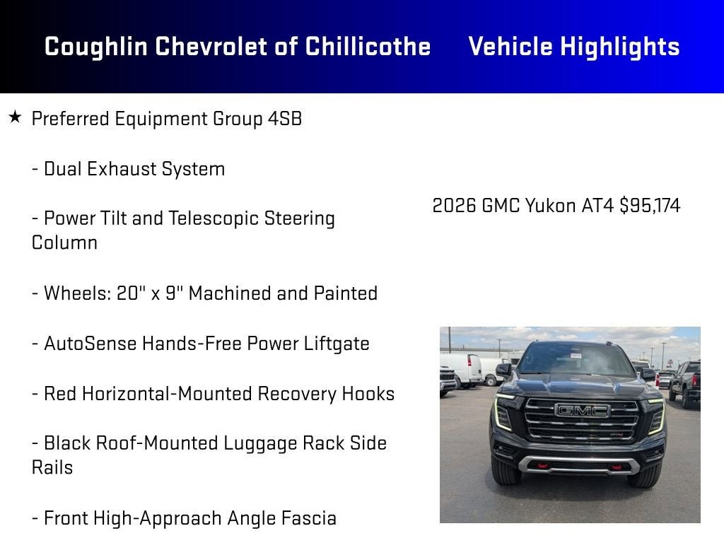 2026 GMC Yukon AT4