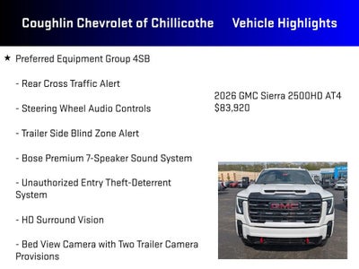 2026 GMC Sierra 2500 HD AT4