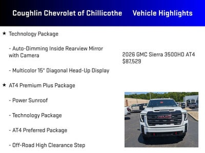 2026 GMC Sierra 3500 HD AT4