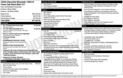 2026 Chevrolet Silverado 1500 LT