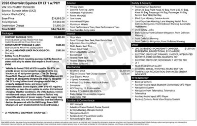 2026 Chevrolet Equinox EV LT