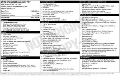 2026 Chevrolet Equinox LT