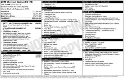 2026 Chevrolet Equinox RS