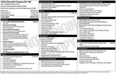 2026 Chevrolet Traverse RS