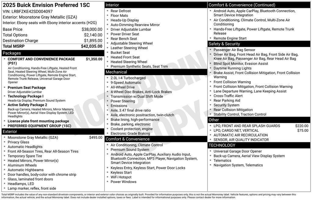 2025 Buick Envision Preferred