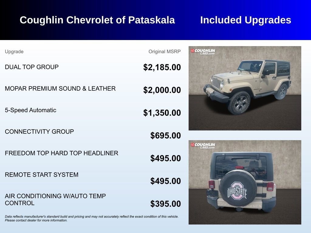 2016 Jeep Wrangler Sahara