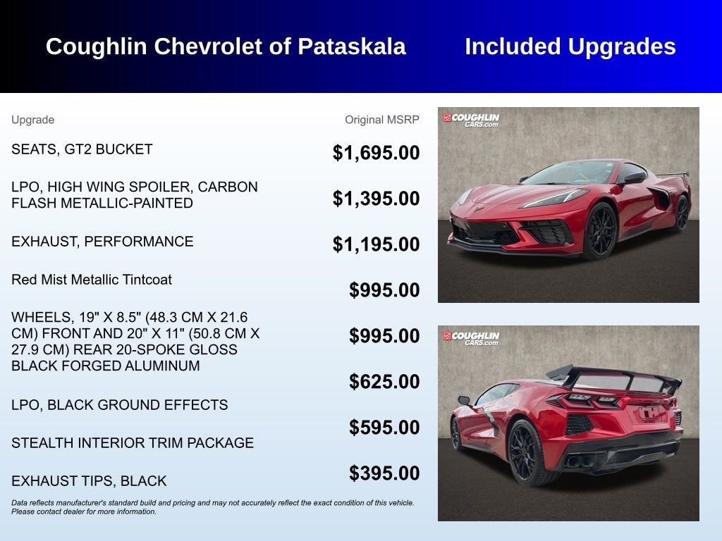 2025 Chevrolet Corvette Stingray 2LT