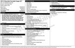 2012 Chevrolet Corvette w/2LT
