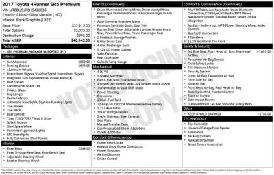 2017 Toyota 4Runner SR5
