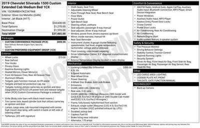 2019 Chevrolet Silverado 1500 Custom