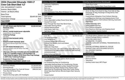 2026 Chevrolet Silverado 1500 LT