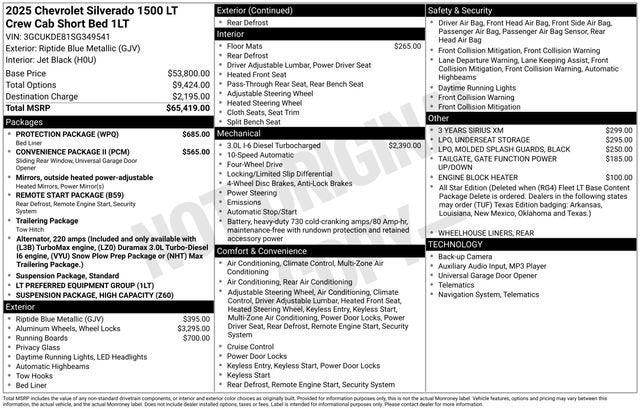 2025 Chevrolet Silverado 1500 LT