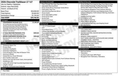 2026 Chevrolet Trailblazer LT