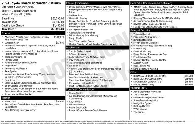 2024 Toyota Grand Highlander XLE